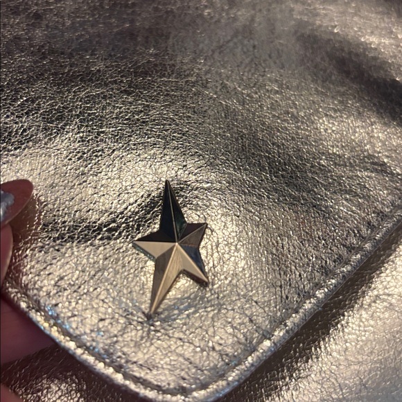 Mugler Angel Metallic Gold Star flat pouch - Picture 3 of 8